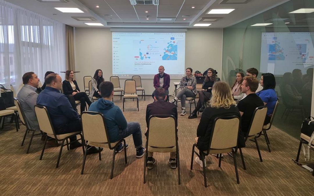 First local events organized by the partners
